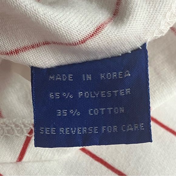 Vintage Starter Cincinnati Reds Pinstripe Baseball Jersey Genuine MLB Size XL - Picture 6 of 7